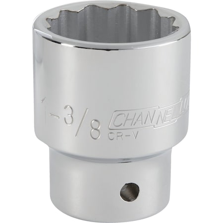 Channellock 3/4 In. Drive 1-3/8 In. 12-Point Shallow Standard Socket 309028
